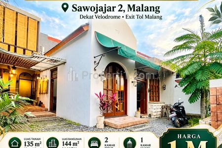 Dijual Rumah Modern Classic Siap Huni di Sawojajar 2 Malang
