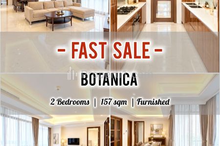 Jual Cepat Apartemen Botanica 2BR 157sqm, Garden View / Also Available Other Units & Size By Inhouse Botanica, Direct Owner – Yani Lim 08174969303
