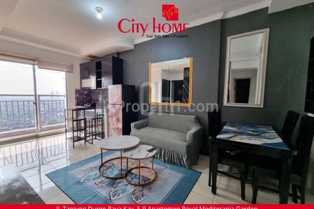 Jual Apartemen 2 BR Furnished di Mediterania Garden Residences 2 Tanjung Duren Jakarta Barat