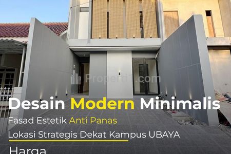 Dijual Rumah Panjang Jiwo Permai, Tenggilis Mejoyo, Surabaya Timur