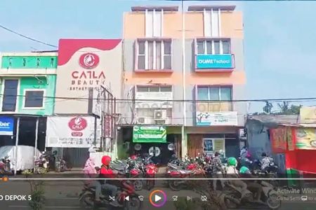 Sewa Ruko Murah di Depok, Pancoran Mas - JL KARTINI (Sebelah CALLA BEAUTY) - 3,5 Lantai 