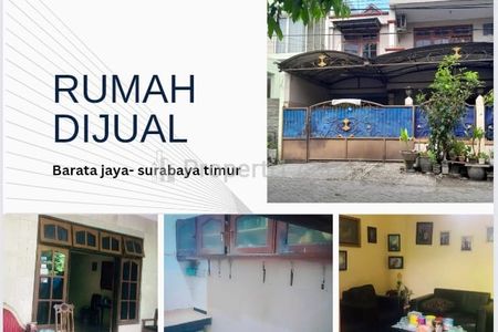 Jual Rumah Baratajaya, Gubeng, Surabaya Timur - Cocok Rumah Tinggal / Kantor / Kost