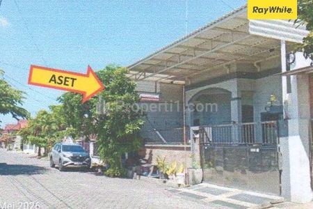 Dijual Rumah Aset Lelang Jalan Pondok Wiyung Indah Timur Surabaya LT 200m2 SHM