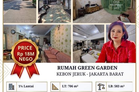 Dijual Rumah Green Garden, Kebon Jeruk – Jakarta Barat