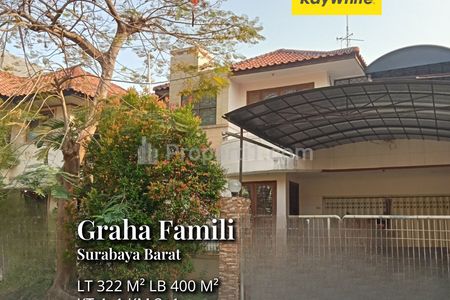 Disewakan Rumah Graha Famili Blok C Wiyung Surabaya Barat