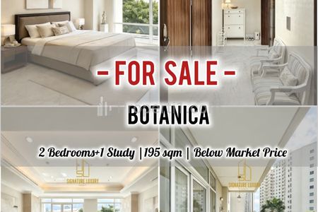 Jual Termurah & Good For Invest Apartemen Botanica 2+1BR 195sqm / Also Avail Other Units By Inhouse, Direct Owner - Yani Lim 08174969303