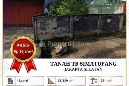 Dijual Tanah TB Simatupang - Jakarta Selatan