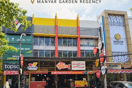 Disewakan 2 Unit Ruko Gandeng Manyar Garden Regency Surabaya