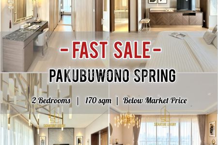 Jual Cepat Termurah Apartemen Pakubuwono Spring 2BR 170sqm, Furnished & Ready / Also Available Other Units & Size, Direct Owner - Yani Lim 08174969303