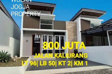 Dijual Rumah Baru Semi Furnished di Jalan Kaliurang, Sleman, Yogyakarta