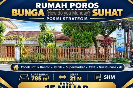 Dijual Rumah Poros Bunga-bunga Suhat Malang