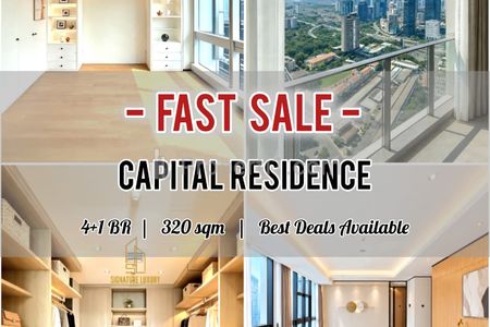 Jual Apartemen Capital Residence SCBD Termurah 4+1BR Special Combine Unit, Direct Owner - Yani 08174969303