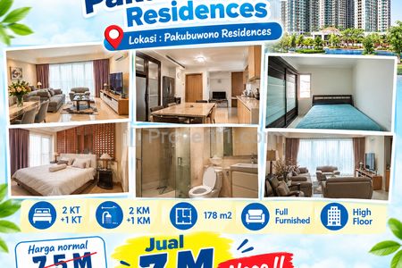 Dijual Unit Apartemen Pakubuwono Residence 2BR Full Furnished