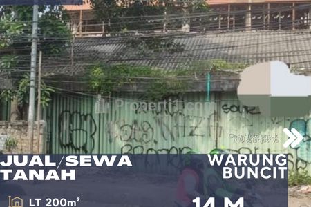 Dijual Disewakan Tanah Lokasi Sangat Strategis Samping Jalan Raya Utama Warung Buncit Jakarta Selatan