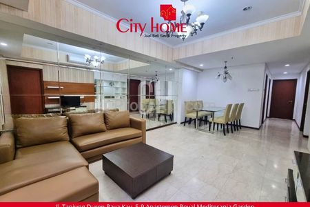 Dijual Apartemen 3+1 BR Furnished di Royal Mediterania Garden Residence Podomoro City