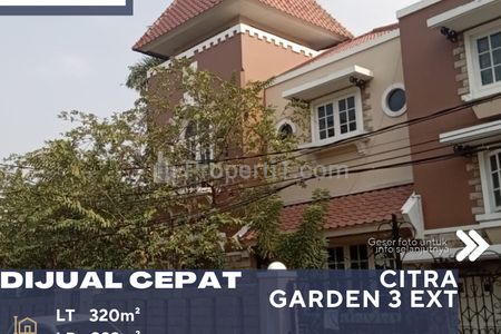 Dijual Rumah Mewah Posisi Hoek Bisa untuk Tempat Tinggal dan Usaha di Kalideres Jakarta Barat
