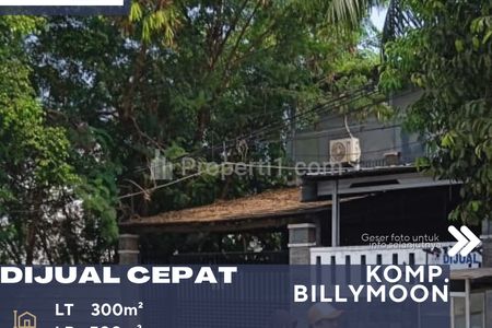 Dijual Rumah Dalam Komplek Billymoon Pondok Kelapa Jakarta Timur Lokasi Strategis Cocok untuk Tempat Tinggal atau Usaha