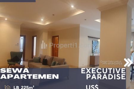 For Rent Apartment Executive Paradise Lavender 3BR Rare Unit 2nd Floor Full Furnished