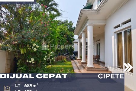 Dijual Rumah Bagus Mewah Siap Huni di Cipete Jakarta Selatan