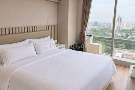 Dijual Apartemen Grand Sungkono Lagoon Tower Caspian Surabaya Barat Corner Suite Fully Furnished