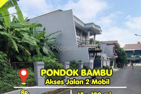 Dijual Cepat Tanah Kavling Pondok Bambu Jakarta Timur Lokasi Strategis Akses Jalan 2 Mobil