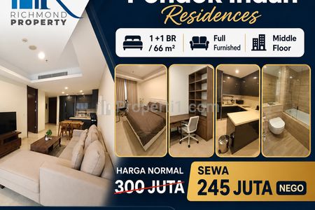 Sewa Apartemen Pondok Indah Residence 2BR Full Furnished