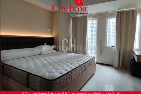 Sewa Apartemen Studio Furnished di Royal Mediterania Garden Residence Podomoro City