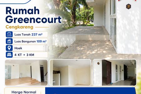 Dijual Cepat Rumah Greencourt Cengkareng Jakarta Barat - Harga Turun dari 5 M Jadi 3 Milyaran Nego !!