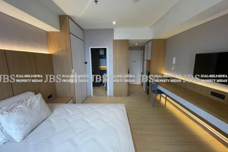 Dijual Apartemen Luas 32m2 di Podomoro City Deli Medan Tower Lincoln - Studio Semi Furnished