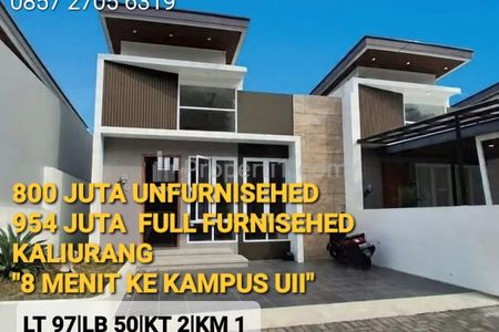 Dijual Rumah Cluster Modern di Kaliurang Sleman Yogyakarta