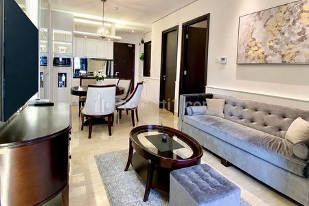 For Rent Apartment Sudirman Suite 2+1 Bedrooms Full Furnished Ready to Move in Near to SCBD/Kuningan/Senayan