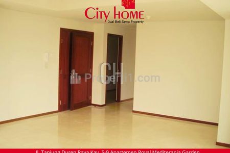 Sewa Apartemen 3+1 BR Unfurnished di Royal Mediterania Garden Residence Podomoro City