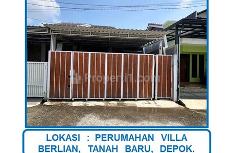 Jual Cepat Rumah Harga Spesial Semi Furnished di Perumahan Villa Berlian, Tanah Baru, Depok