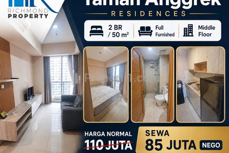 Sewa Apartemen Taman Anggrek Residence 1BR Full Furnished