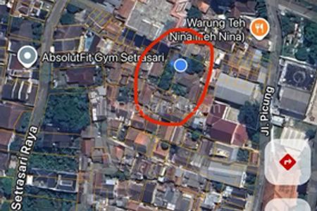 Tanah Dijual Murah di Bandung, Sukasari, Sukarasa - Jl Setrasari - Luas 277m2
